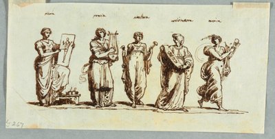Allegorical Figures of the Arts by Felice Giani