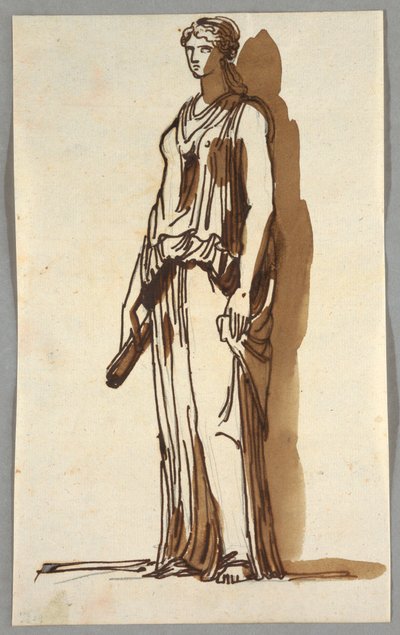 Antique Female Statue by Felice Giani