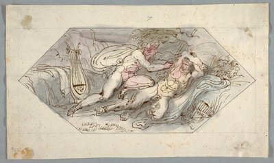 Apollo Flays Marsyas by Felice Giani