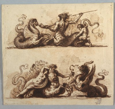 Bythos and Aphros by Felice Giani