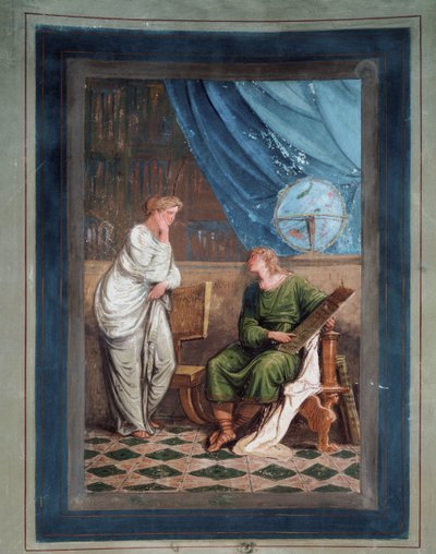 German astronomer Johannes Kepler (fresco) by Felice Giani