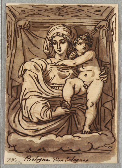 Madonna and Child by Felice Giani