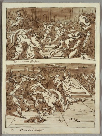 The Rape of the Sabines by Felice Giani
