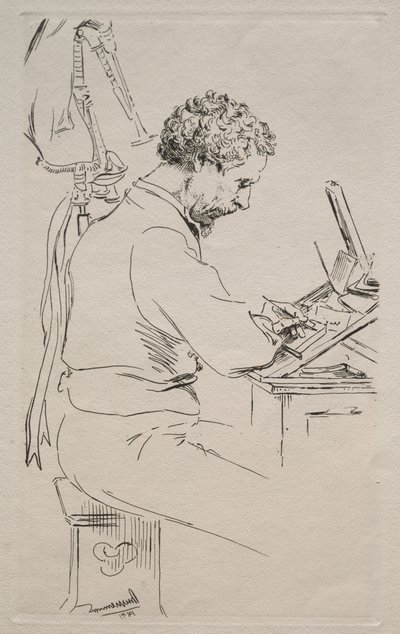 Charles Kean by Felix Bracquemond