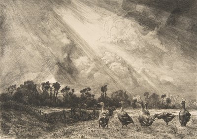The Storm Cloud by Felix Bracquemond