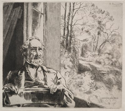 Meyer-Heine, c. 1872 by Felix Bracquemond