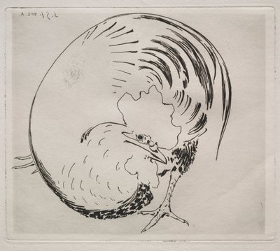 The High-Fired Service: Rooster, c. 1860 by Felix Bracquemond
