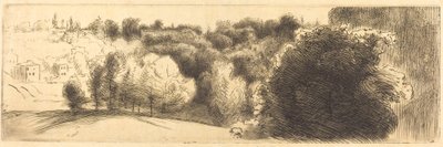 The Road Leading to Bellevue by Felix Bracquemond