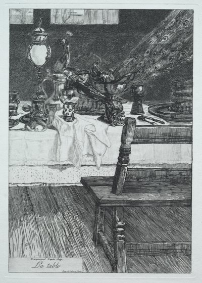 The Table by Felix Bracquemond