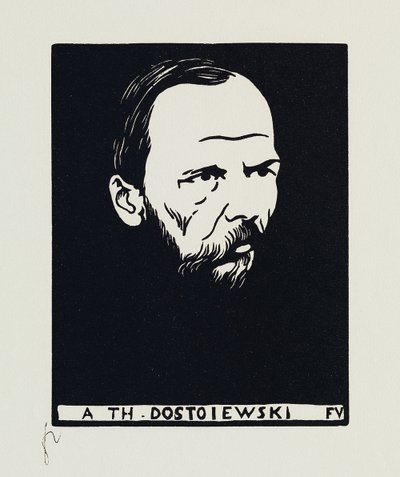 A Th. Dostoiewski by Felix Edouard Vallotton