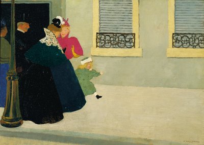 A Walk, c.1895 by Felix Edouard Vallotton