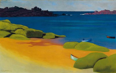 Bay at Tregastel by Felix Edouard Vallotton