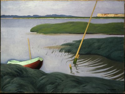Boat at Berville by Felix Edouard Vallotton