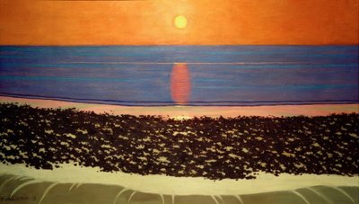 Sunset, Villerville by Felix Edouard Vallotton