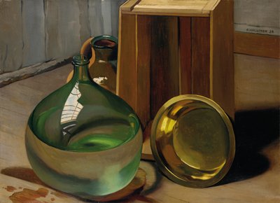 Dame-jeanne and caisse, 1925 by Felix Edouard Vallotton