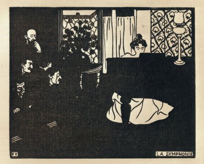 The Symphony by Felix Edouard Vallotton