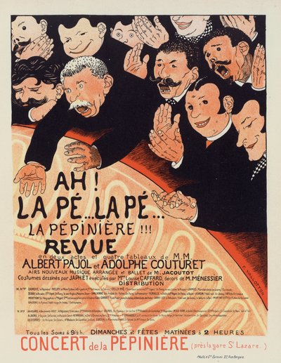La Pepiniere Revue, ca. 1896-1899 by Felix Edouard Vallotton