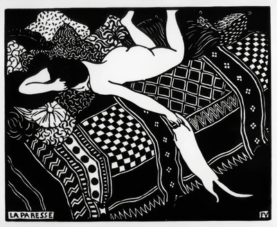 Laziness by Felix Edouard Vallotton