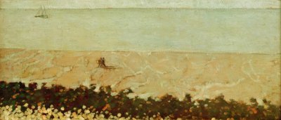 The Beach of Villerville by Felix Edouard Vallotton