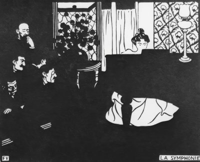 The Symphony by Felix Edouard Vallotton