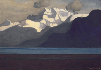 Lac Leman and Les Dents-du-Midi by Felix Edouard Vallotton