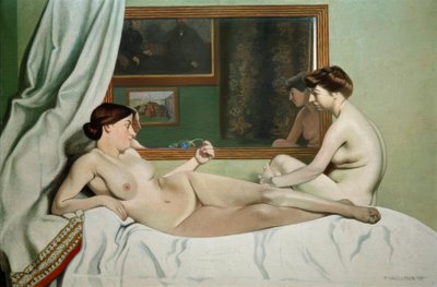 The Rest of the Models by Felix Edouard Vallotton