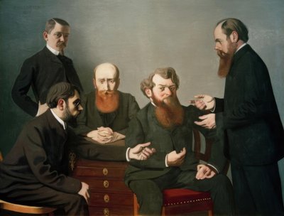 The Five Painters by Felix Edouard Vallotton