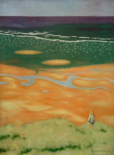 Rising Tide, Houlgate by Felix Edouard Vallotton