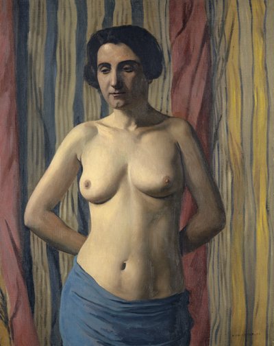 Nude with Blue Sash, 1922 by Felix Edouard Vallotton