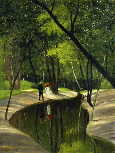 Landscape of Boulogne by Felix Edouard Vallotton