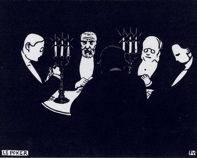 Poker by Felix Edouard Vallotton