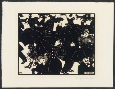 Rain by Felix Edouard Vallotton