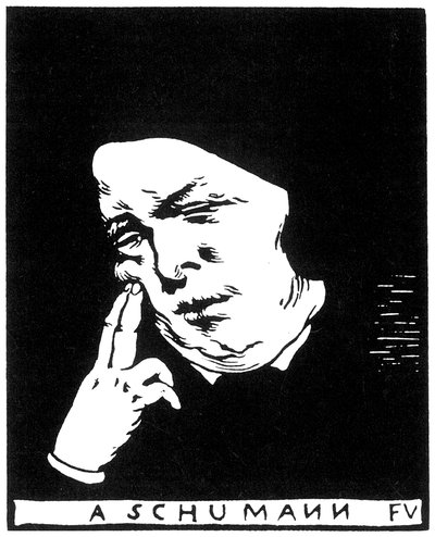 Robert Schumann by Felix Edouard Vallotton