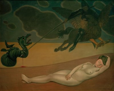 Roger Delivering Angelica by Felix Edouard Vallotton
