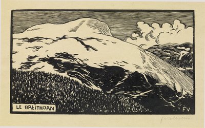 The Breithorn by Felix Edouard Vallotton