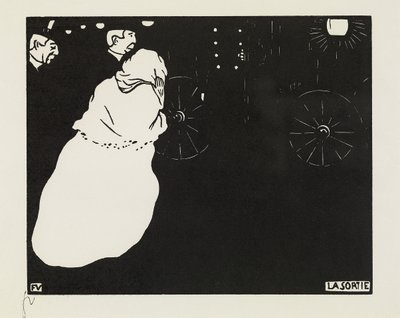 The Departure by Felix Edouard Vallotton