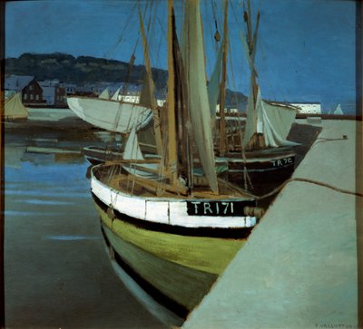 The Harbour by Felix Edouard Vallotton