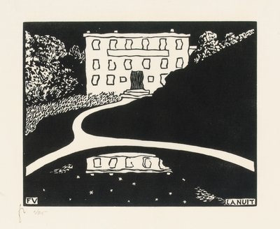 The Night by Felix Edouard Vallotton