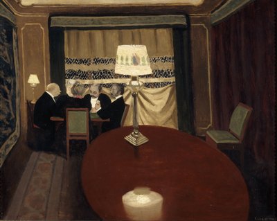 The Poker Game, 1902 by Felix Edouard Vallotton