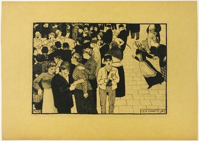 The Singers by Felix Edouard Vallotton