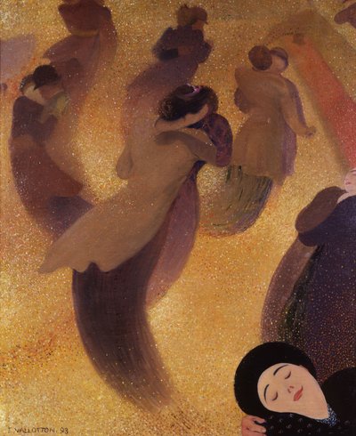 The Waltz La Valse by Felix Edouard Vallotton