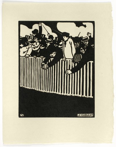 The Winner by Felix Edouard Vallotton