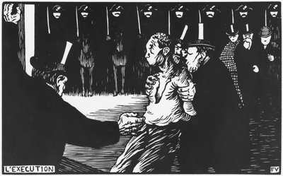 The Execution by Felix Edouard Vallotton