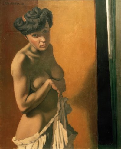 Brown Nude Torso by Felix Edouard Vallotton