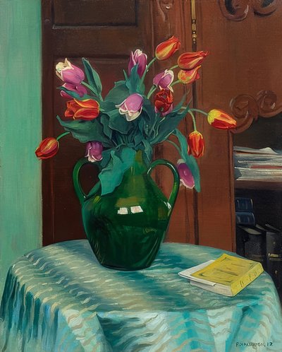 Bouquet of Tulips by Felix Edouard Vallotton