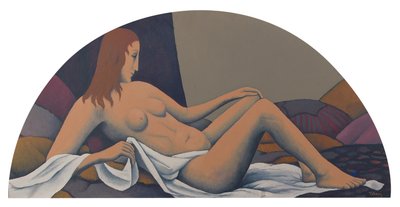 Reclining Nude by Felix Elie Tobeen