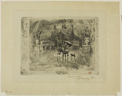 Country Neighbors by Felix Hilaire Buhot