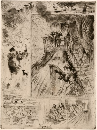The Passage by Felix Hilaire Buhot