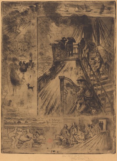 The Passage by Felix Hilaire Buhot