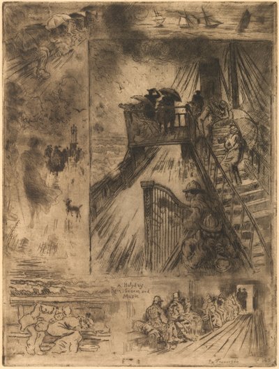 The Passage by Felix Hilaire Buhot
